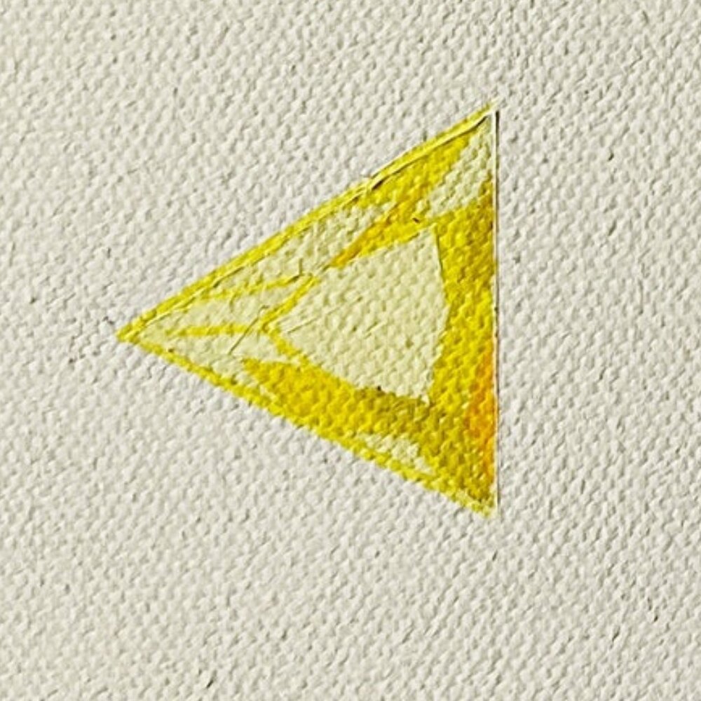 Yellow Diamond Triangles - Picture 5 of 6